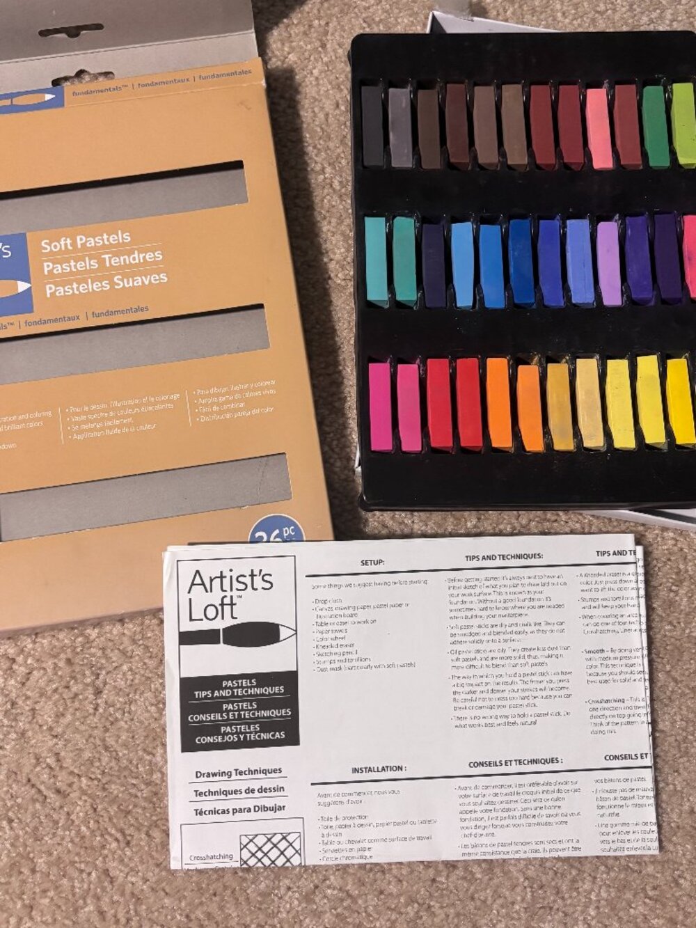 Artists Loft Soft Pastels Colors Set of 36